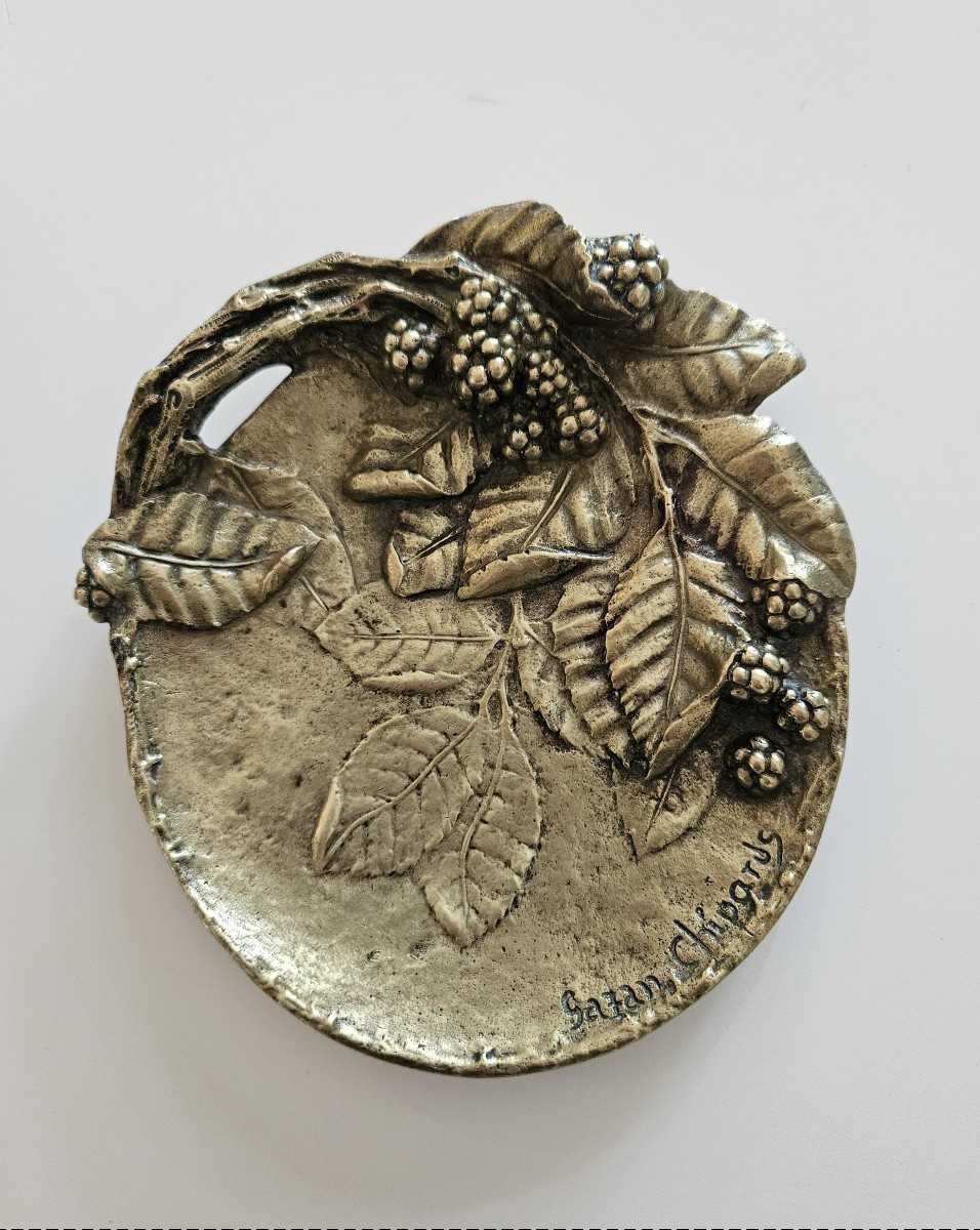 GAZAN CHIPARUS - Coupe vide poche en Bronze doré - Art Déco