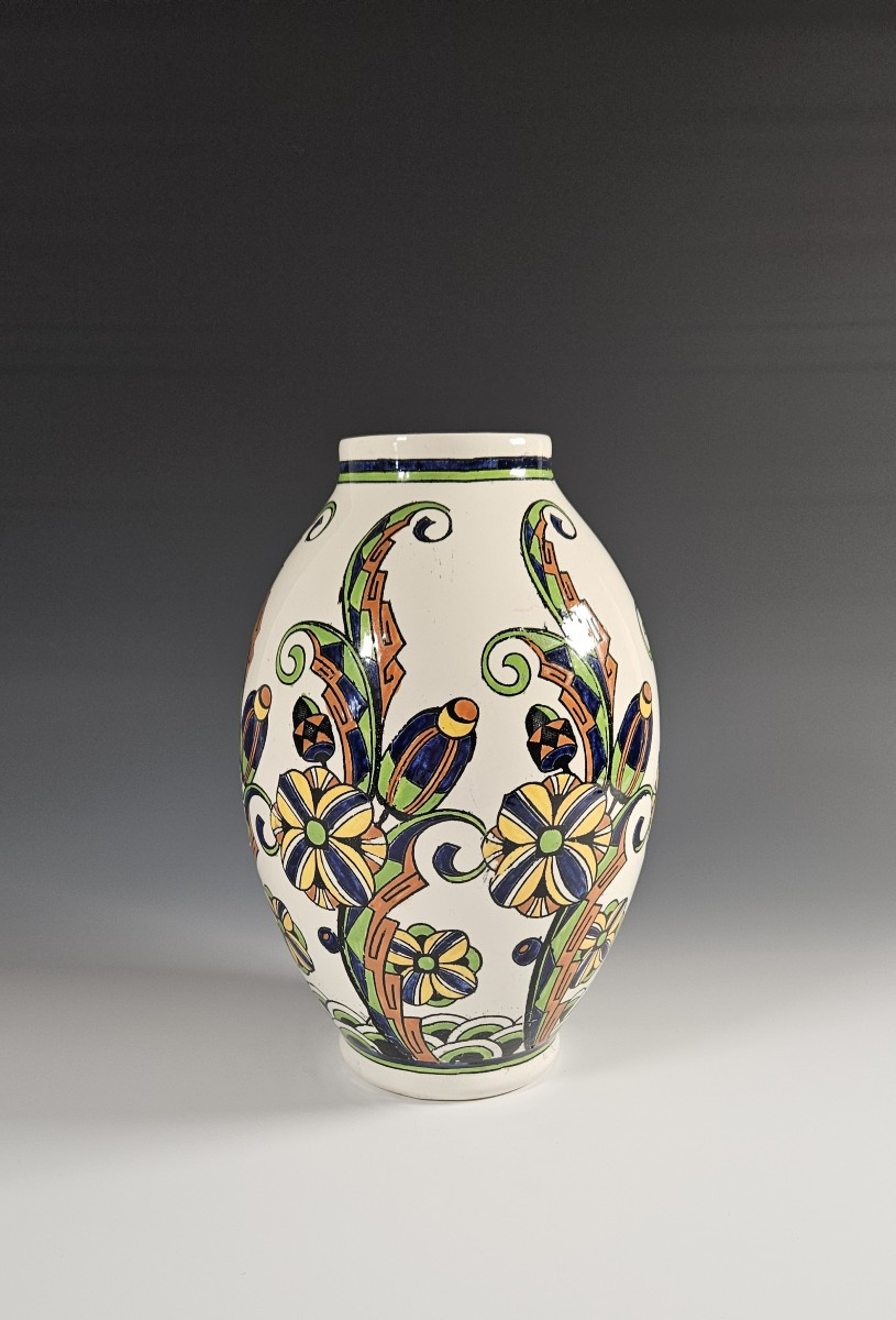 Boch Frères Keramis Vase – Attributed To Charles Catteau (circa 1925–1930)
