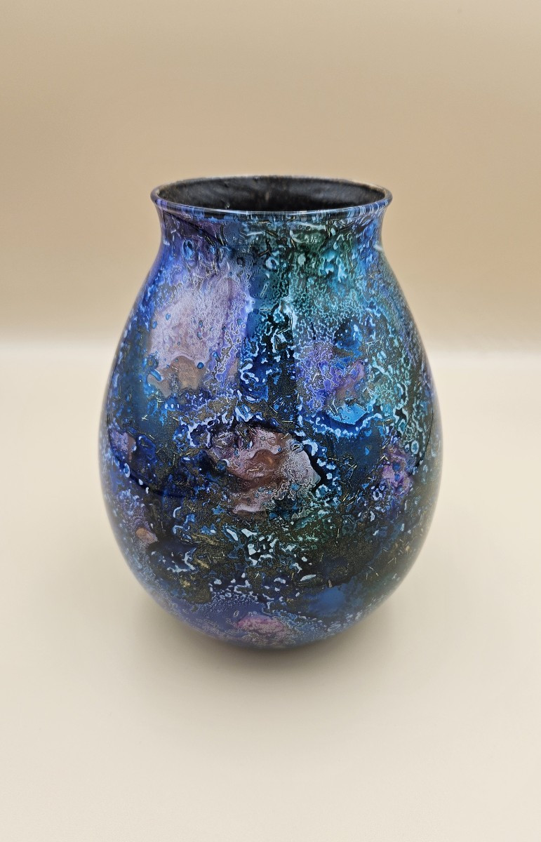 Vase attribué Laque Line - parfait état