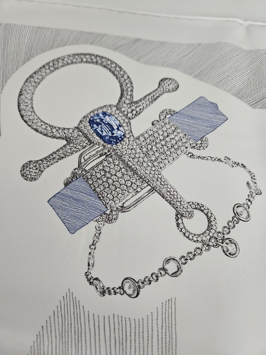 Hermès Silk Scarf Carre - Planche d'Etude Pour Une Parure De Gala-photo-1