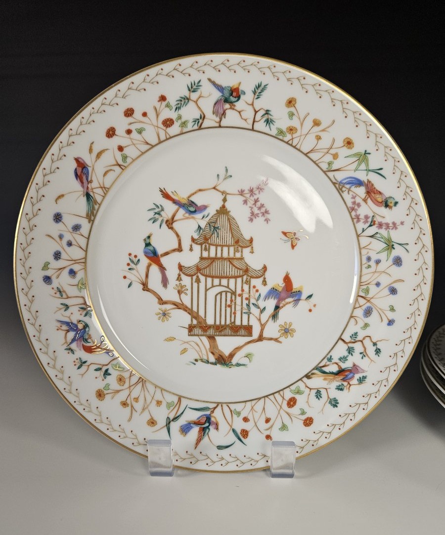 Tiffany & Co - assiette de présentation modèle "Audubon" Ø 22 cm-photo-3