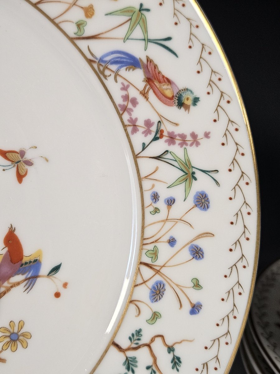 Tiffany & Co - assiette de présentation modèle "Audubon" Ø 22 cm-photo-3