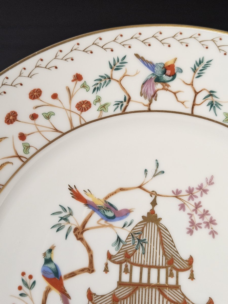 Tiffany & Co - assiette de présentation modèle "Audubon" Ø 22 cm-photo-4