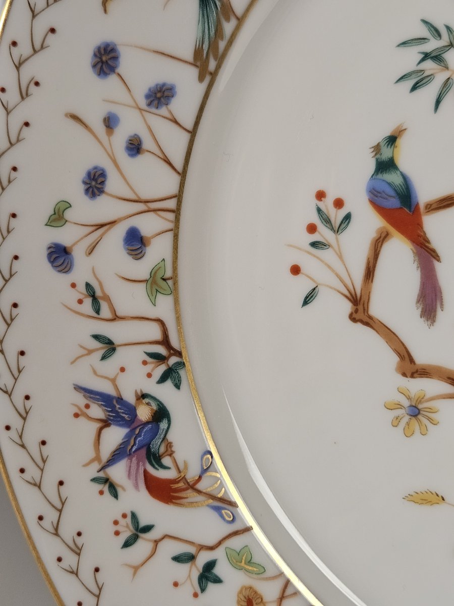 Tiffany & Co - assiette de présentation modèle "Audubon" Ø 22 cm-photo-5