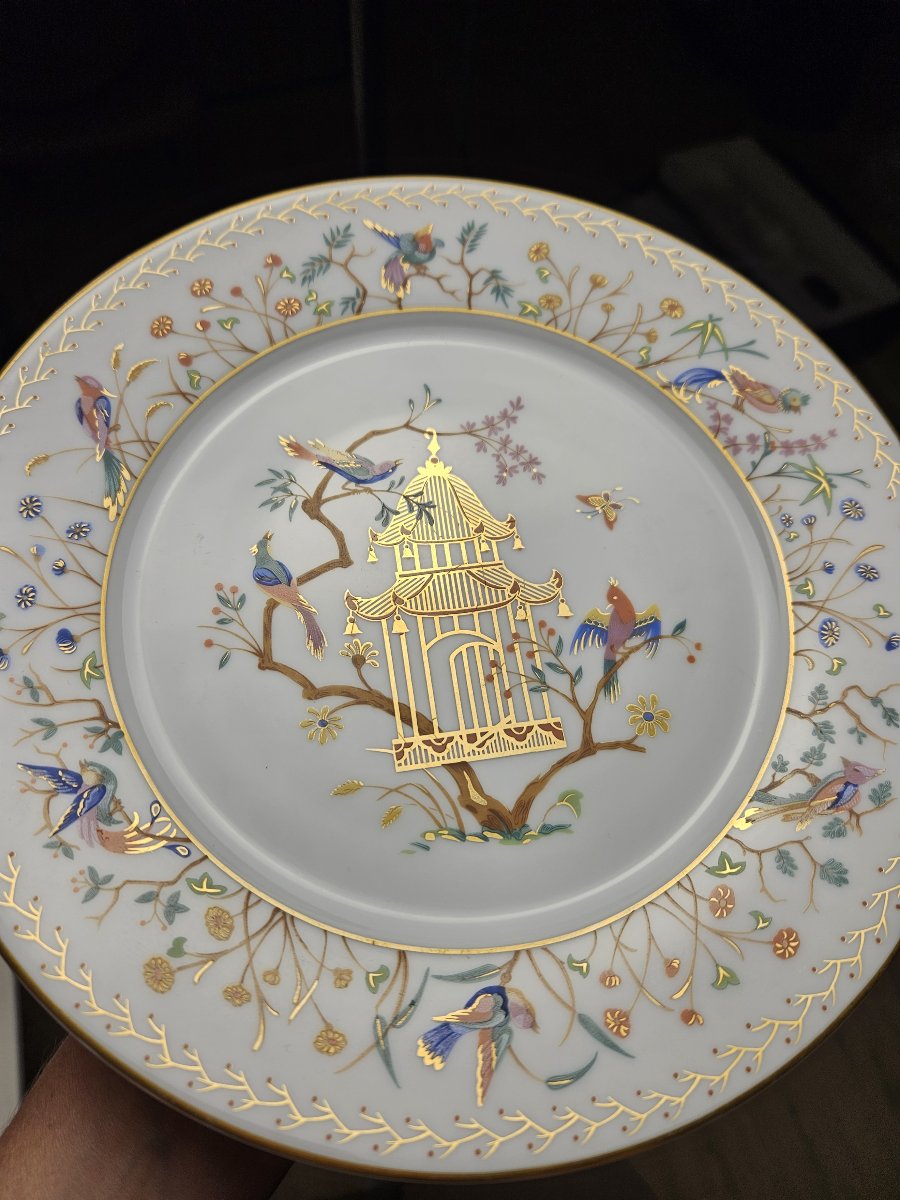 Tiffany & Co - assiette de présentation modèle "Audubon" Ø 22 cm