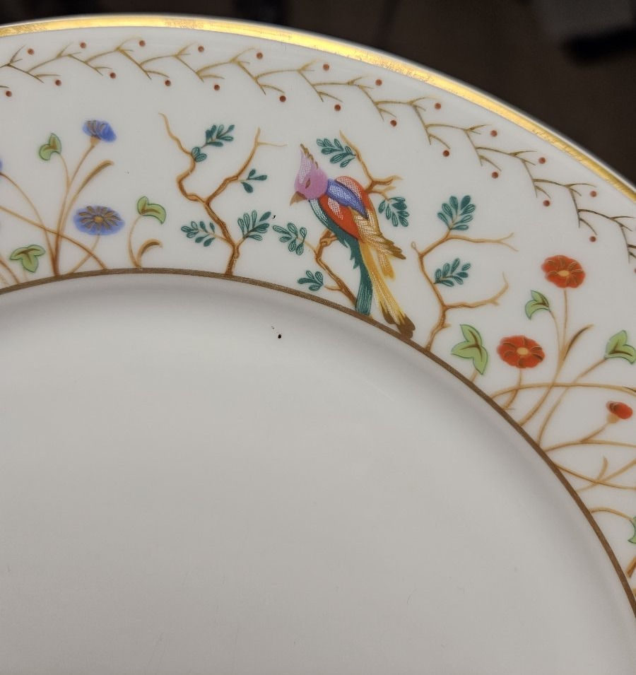Tiffany & Co - 1 assiette modèle "Audubon" Ø 22 cm-photo-3
