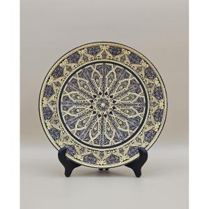 Assiette  Art décoratif espagnol - damasquiné Or 24 carats