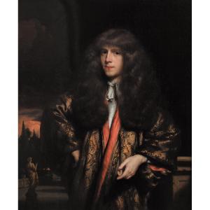 Portrait d'Un Jeune Gentilhomme Hollandais Par Nicolaes Maes (1634-1693)