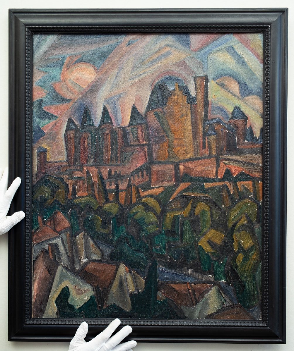 A French Cubist City, 1919-photo-3