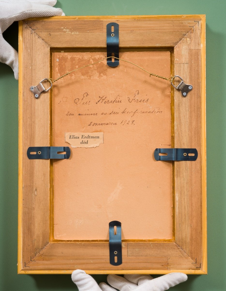 Elias Erdtman (1862-1945) - Sunset Over The Field-photo-2