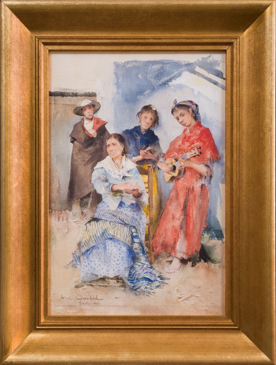 Allan österlind (1855- 1938) - Séville, 1893