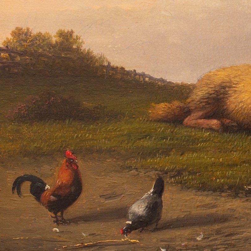 Mouton Se Reposant Dans Une Prairie Par François (frans) Van Severdonck, 1861-photo-1