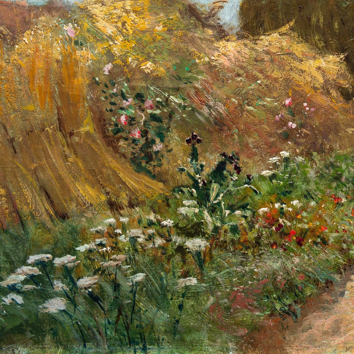 Harvest Time By Hjalmar Sandberg, 1876-photo-4
