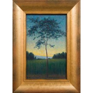 Elias Erdtman (1862-1945) - Sunset Over The Field