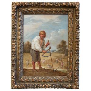 Boer In Het Veld By David Teniers The Younger
