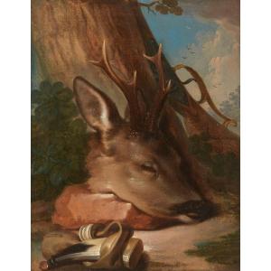 Allegory Of The Hunt By Franz Stöber, 1783, Oil On Canvas, Signed