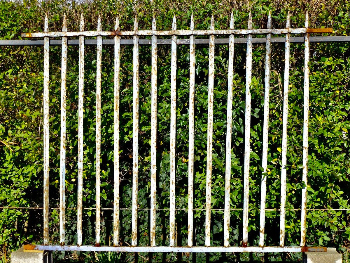 Pair Of Defensive Gates, In Perfect Condition, Forged In The 17th Century