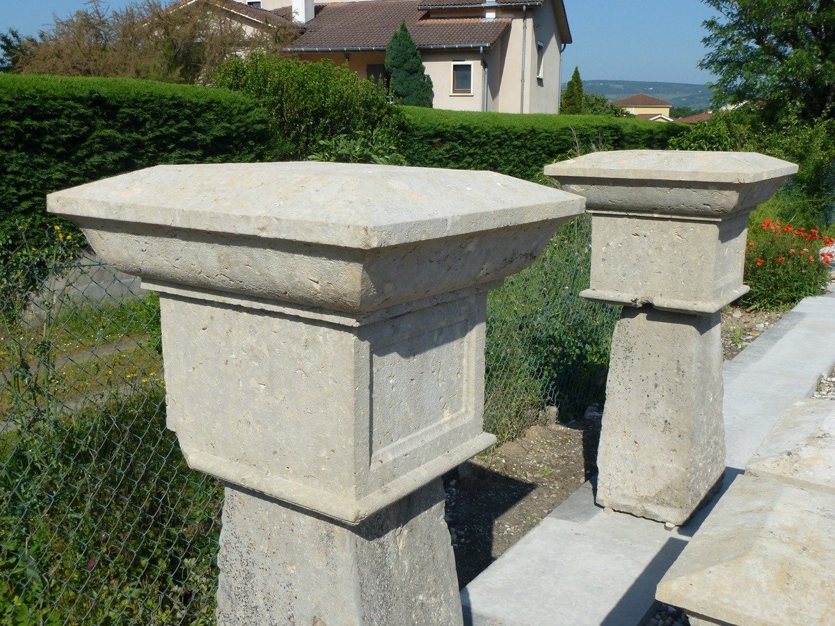 Four Capitals Or Pillar Crowns In 19th Century Hard Stone.-photo-3