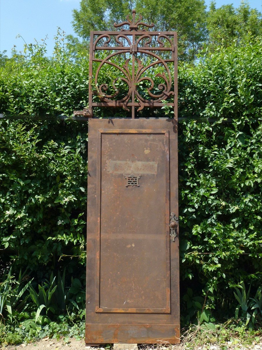 Importante portail et portillon d'époque 1900 de style Art Nouveau-photo-6