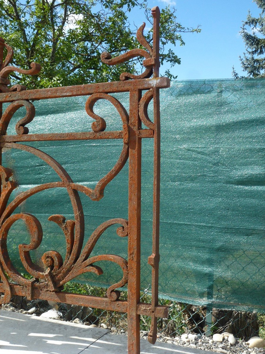 Important Wrought Iron Railing From The Art Nouveau Period-photo-4