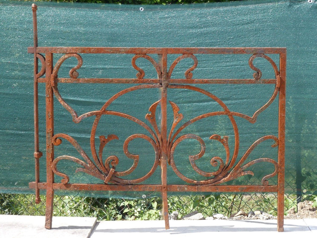 Important Wrought Iron Railing From The Art Nouveau Period-photo-6