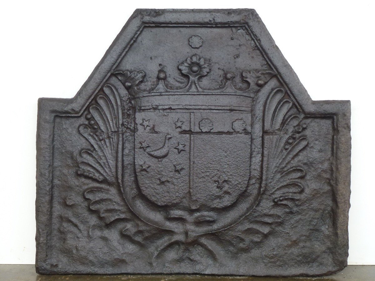 Fireback With The Alliance Arms Of Enguerrand De Chennevières And Anne Thiboult (94x80)