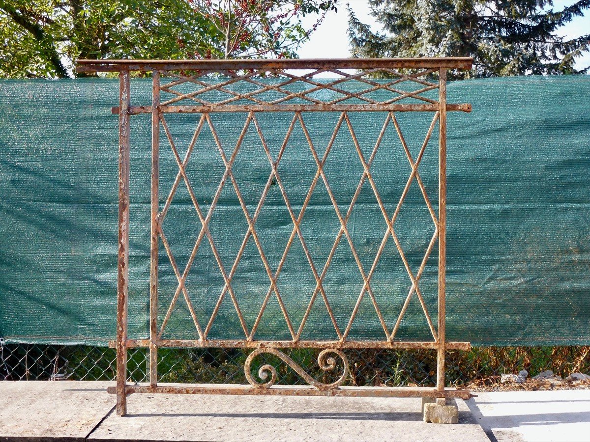 Important garde-corps de balcon Néo-classique XVIIIème S. (10 mètres linéaires)-photo-4