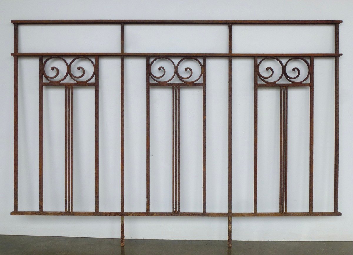 Wrought Iron Railings From The Art Deco Period