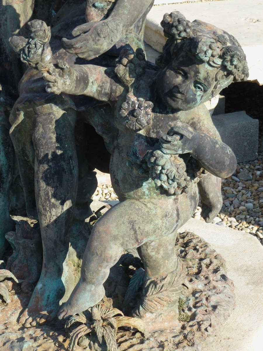 Life-size Bronze Sculpture "the Bacchanalia" After Clodion-photo-4