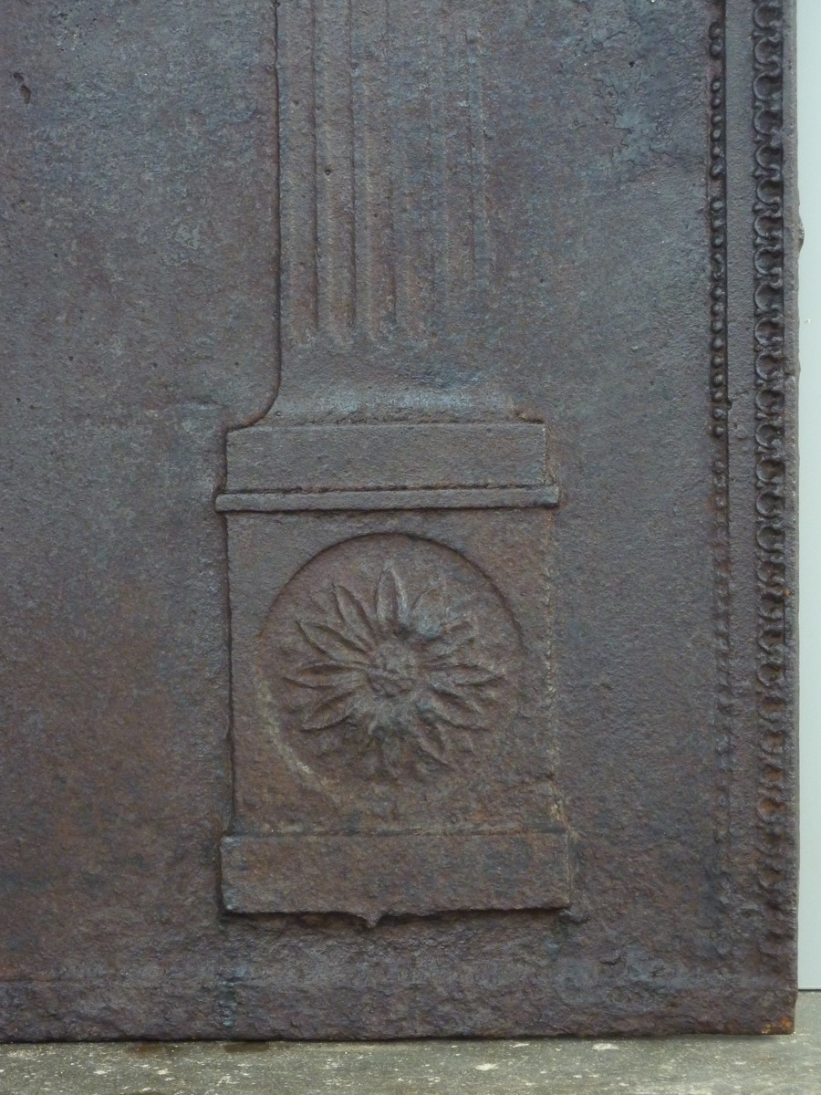 Plate Fireplace Nineteenth S. Allegory Of Liberty-photo-2