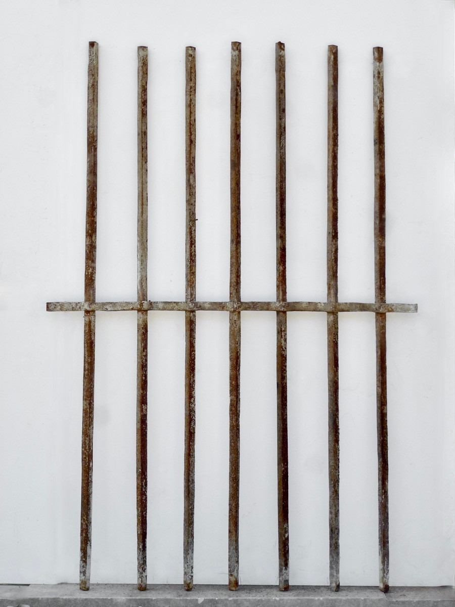Wrought Iron Window Guards Dating From The 17th Century.