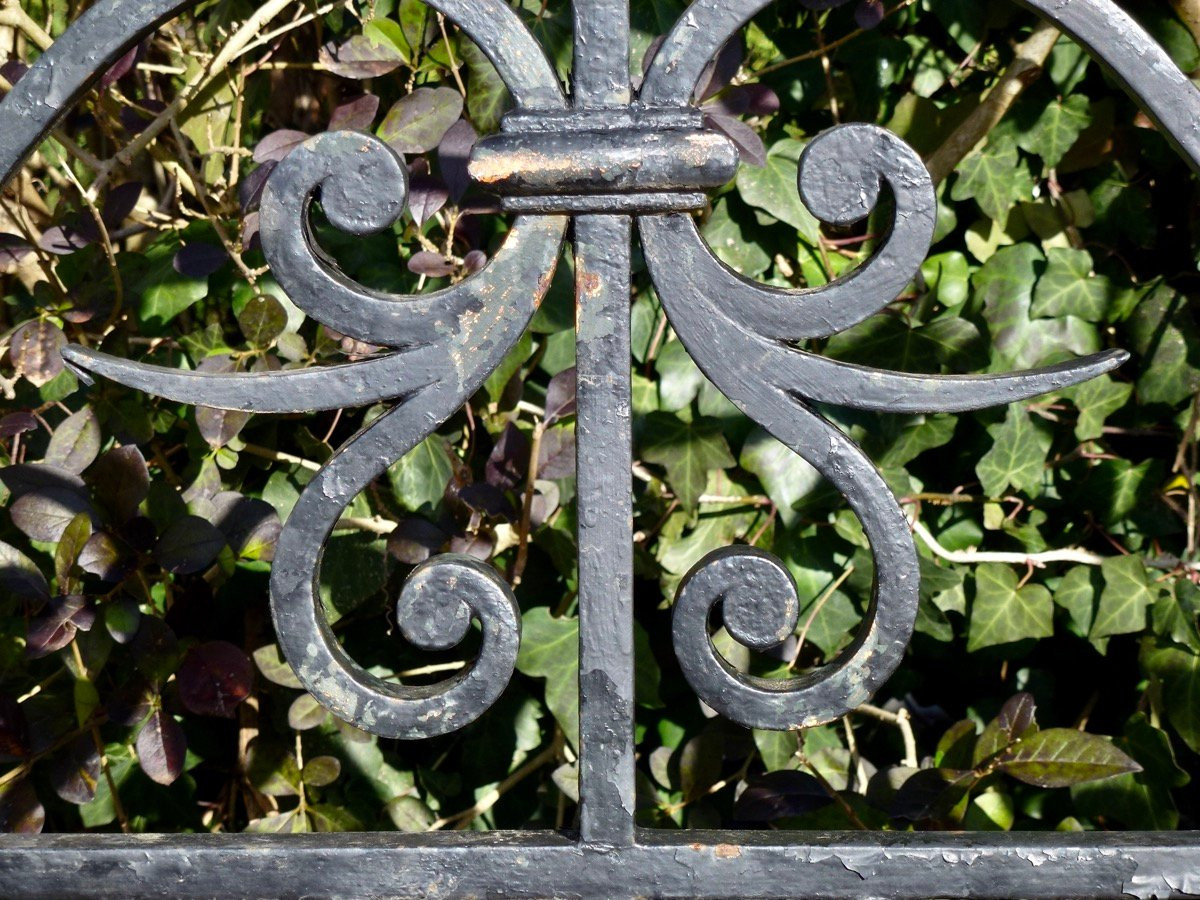Elegant Napoleon III Wrought-iron Gate In Perfect Condition-photo-3