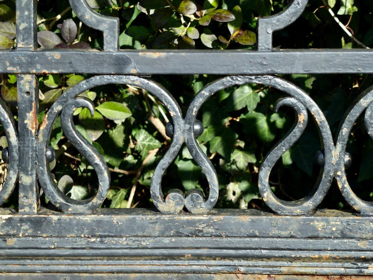 Elegant Napoleon III Wrought-iron Gate In Perfect Condition-photo-4