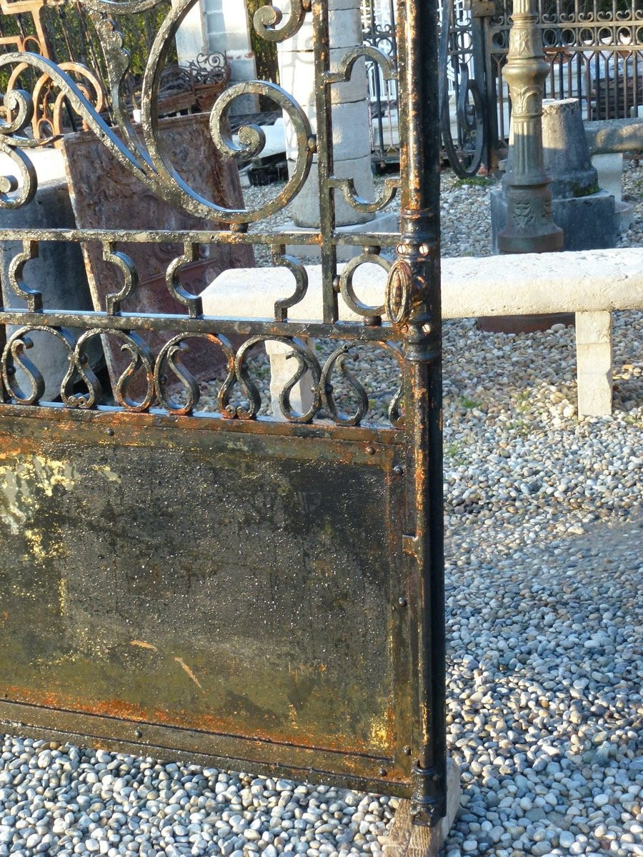 Elegant Napoleon III Wrought-iron Gate In Perfect Condition-photo-7