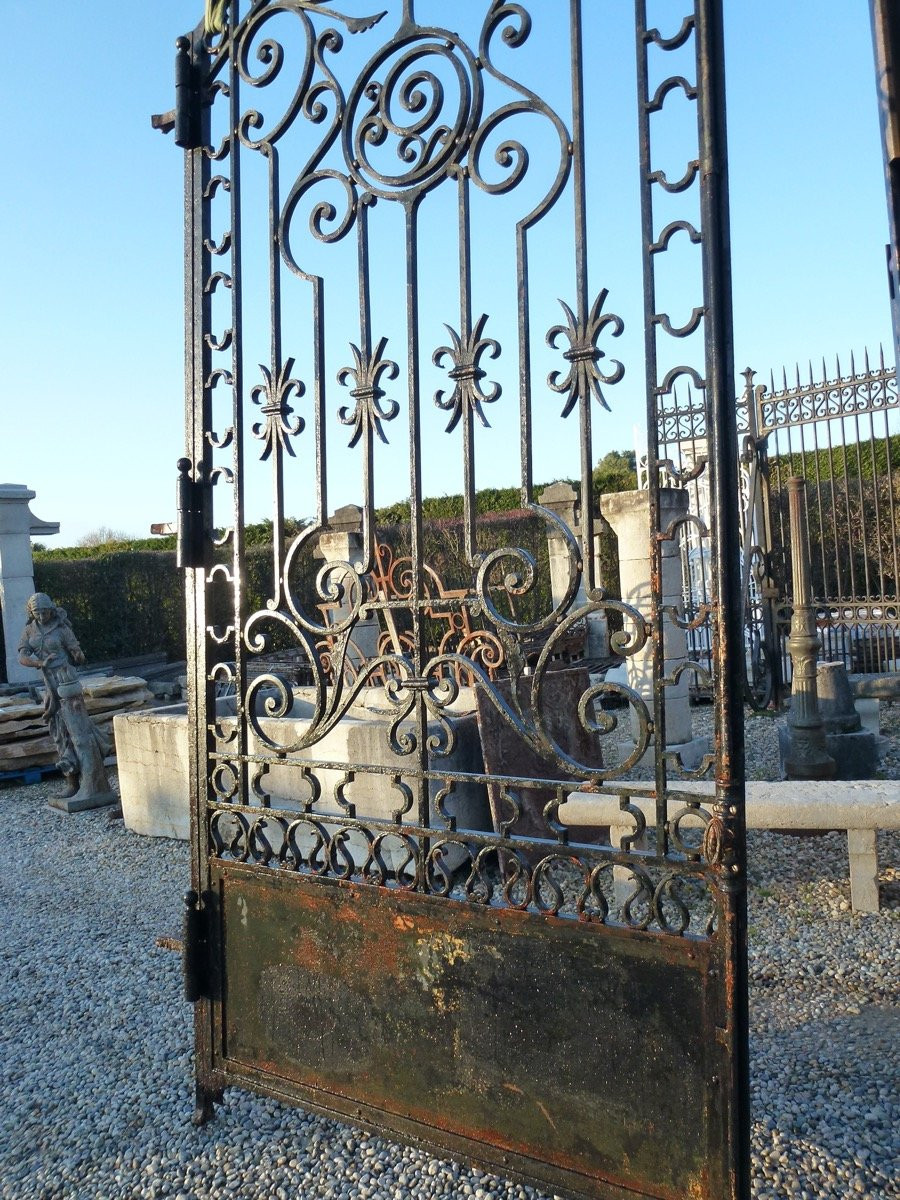 Elegant Napoleon III Wrought-iron Gate In Perfect Condition-photo-8