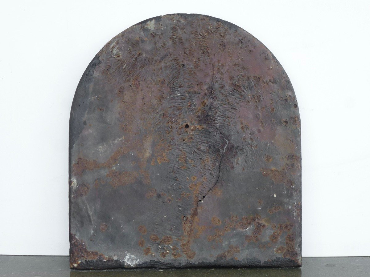 Fireback With Portrait Of Charles II Of Spain - 17th C.-photo-4