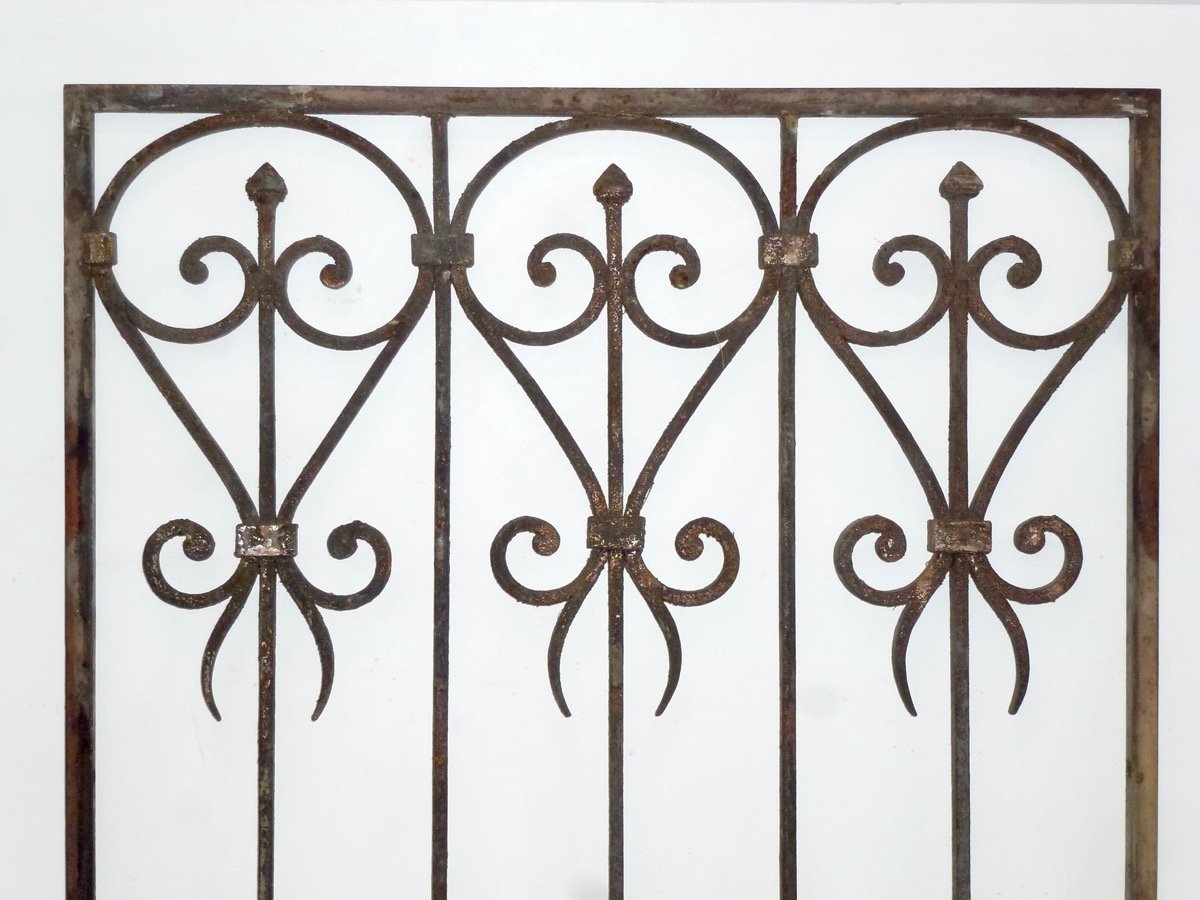 Grille en fer forgé dans le goût Art Nouveau-photo-2