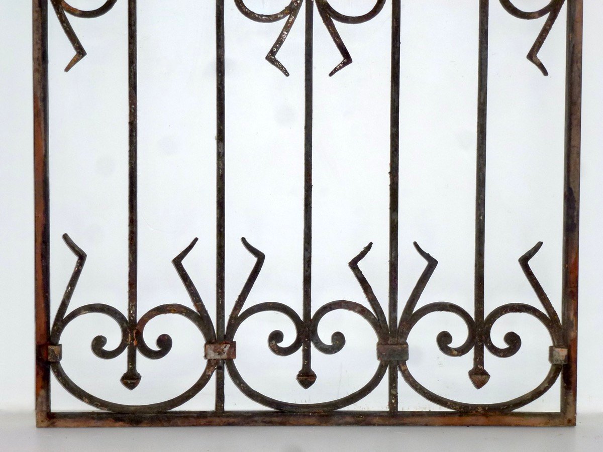 Grille en fer forgé dans le goût Art Nouveau-photo-3