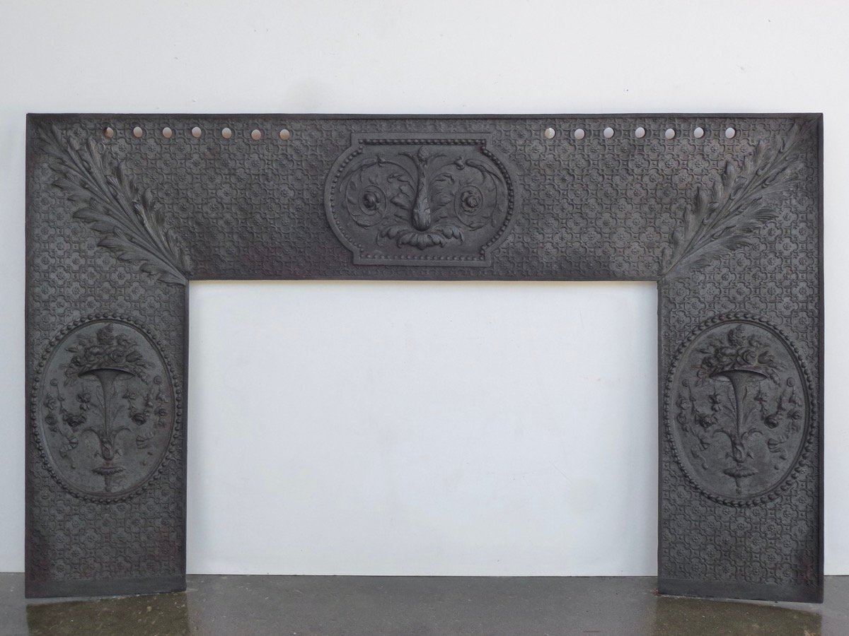 Cast-iron Insert For A Marble Fireplace-photo-2