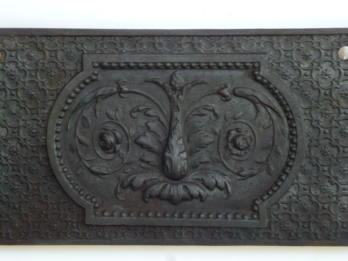 Cast-iron Insert For A Marble Fireplace-photo-3
