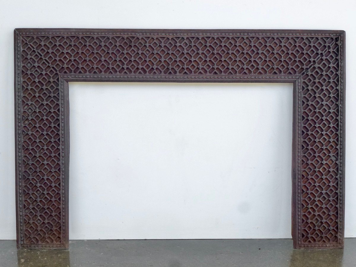 Cast-iron Insert For A Marble Fireplace-photo-2
