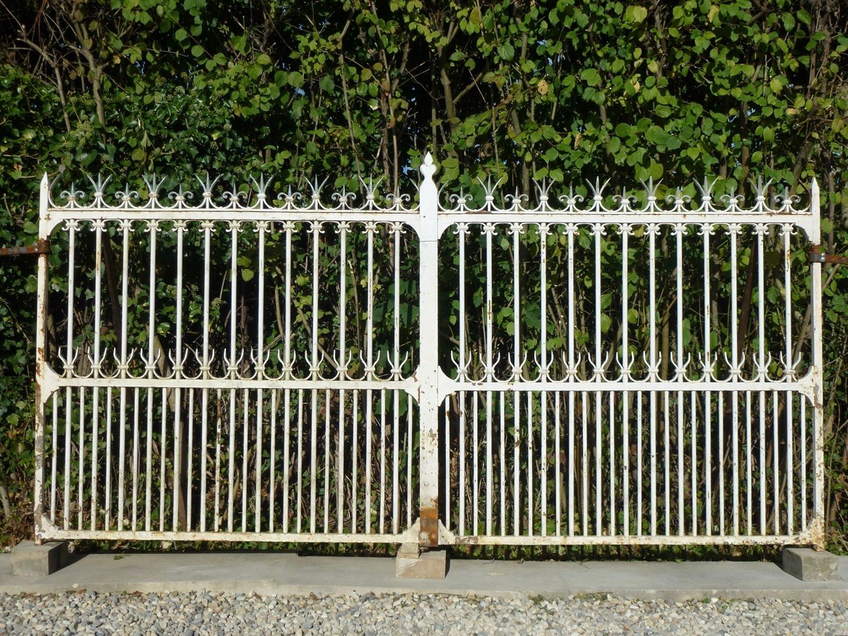 Portail ou grille de 327 cm et son portillon de 94 cm de largeur-photo-2