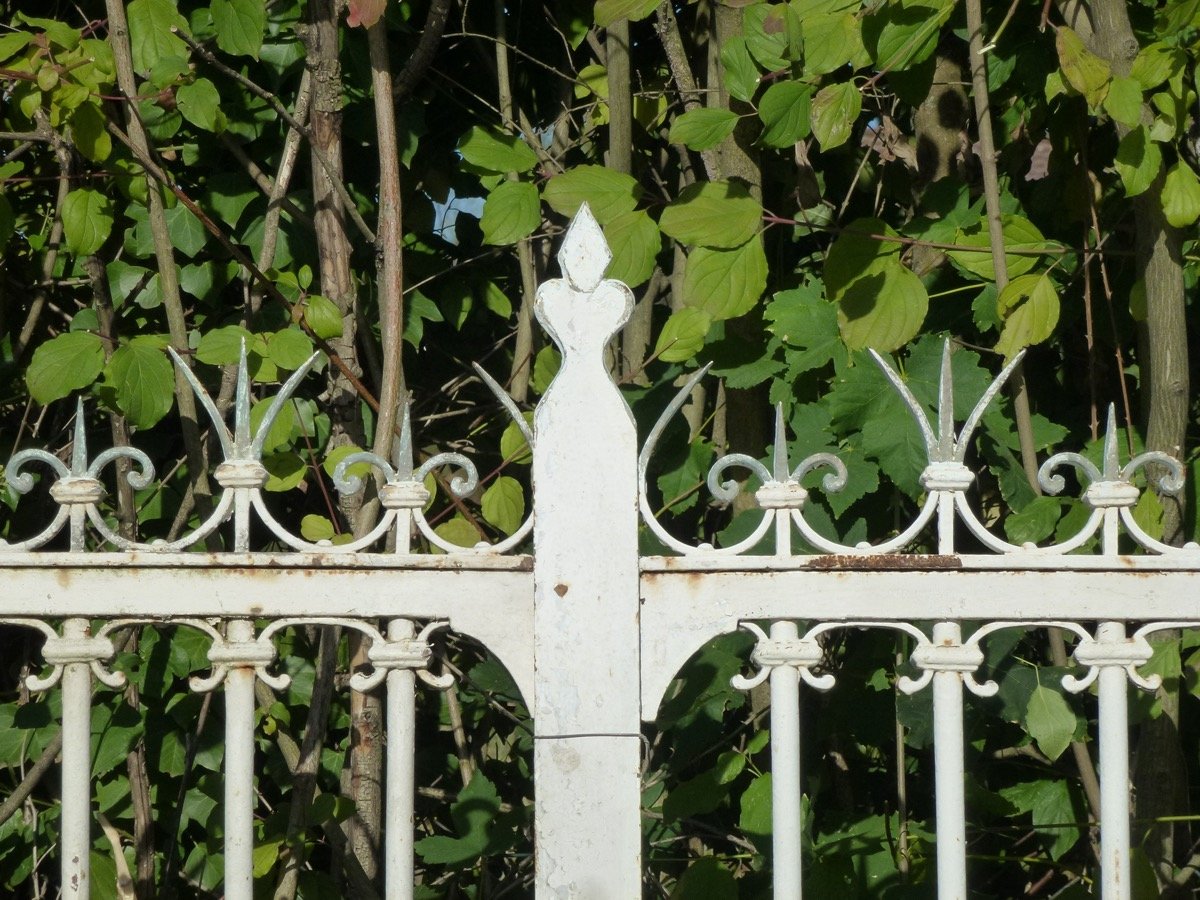 Portail ou grille de 327 cm et son portillon de 94 cm de largeur-photo-1