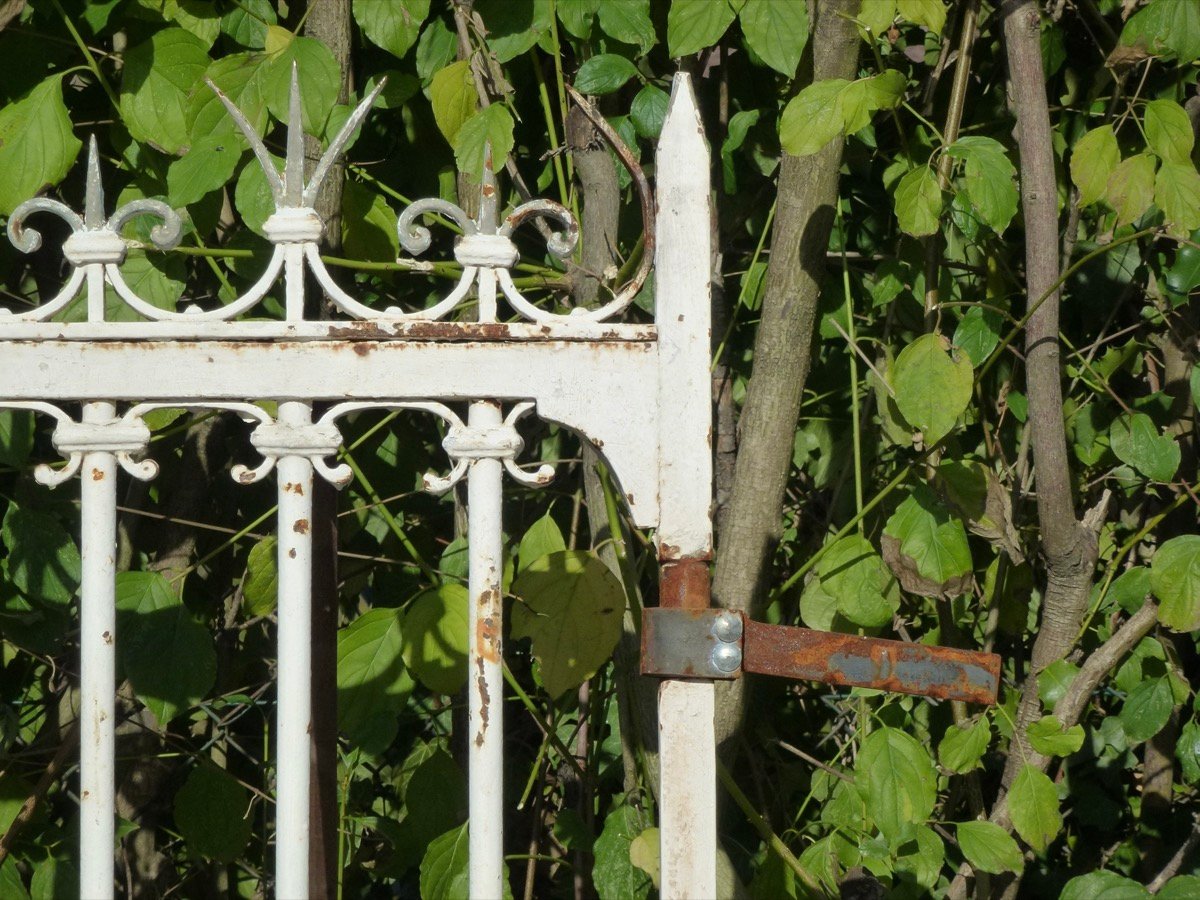 Portail ou grille de 327 cm et son portillon de 94 cm de largeur-photo-3
