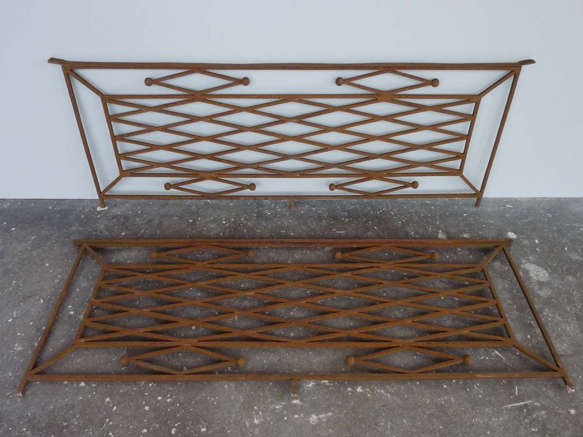 Pair Of Directoire Period Railing