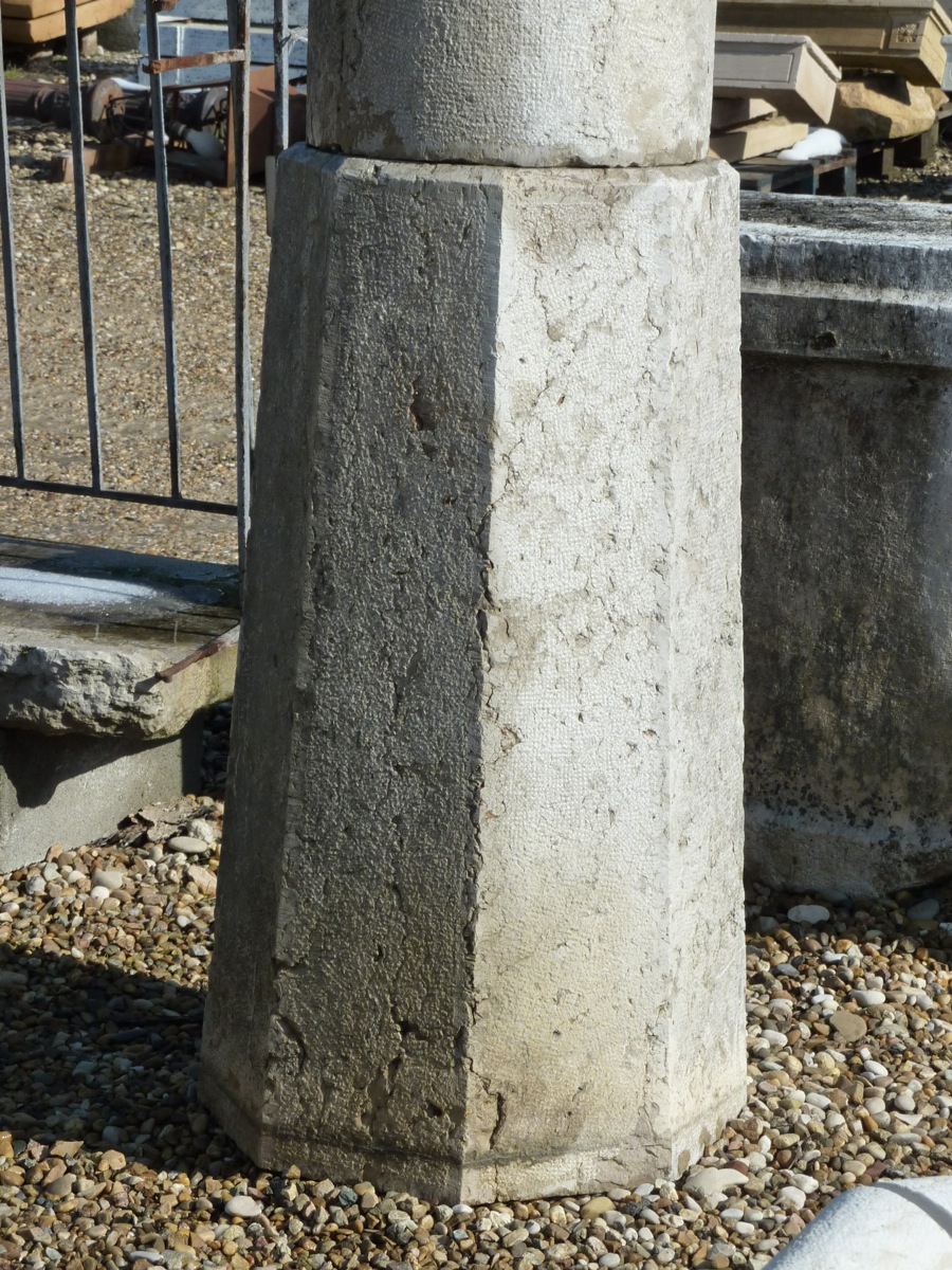 Great Stone Column Dating From The XIXth Century-photo-3