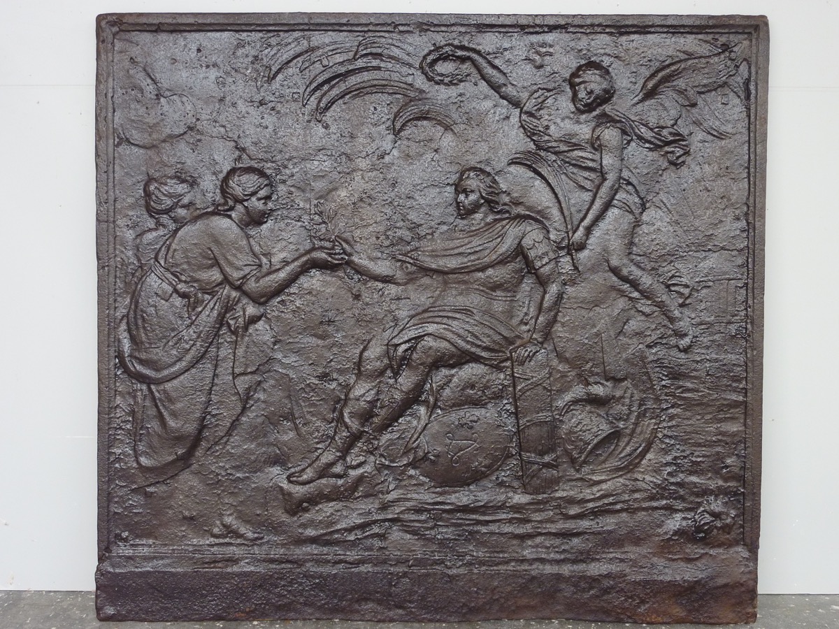 Plaque de cheminée "la première République" (96 x 88 cm)