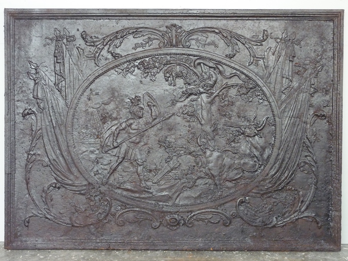 Plaque de cheminée  "Jason et les Argonautes" (127 x 90 cm )