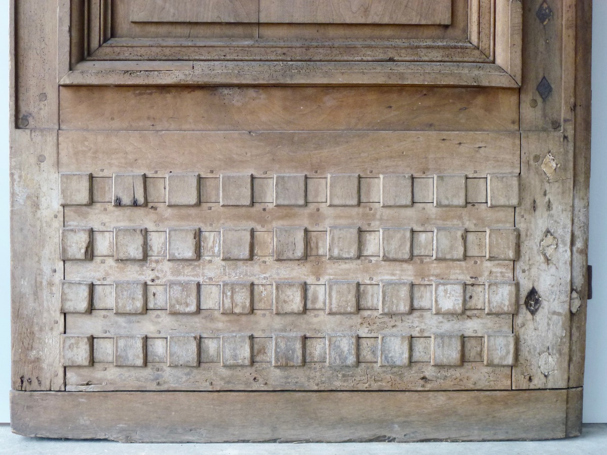 Important Door In Walnut Louis XIV-photo-3