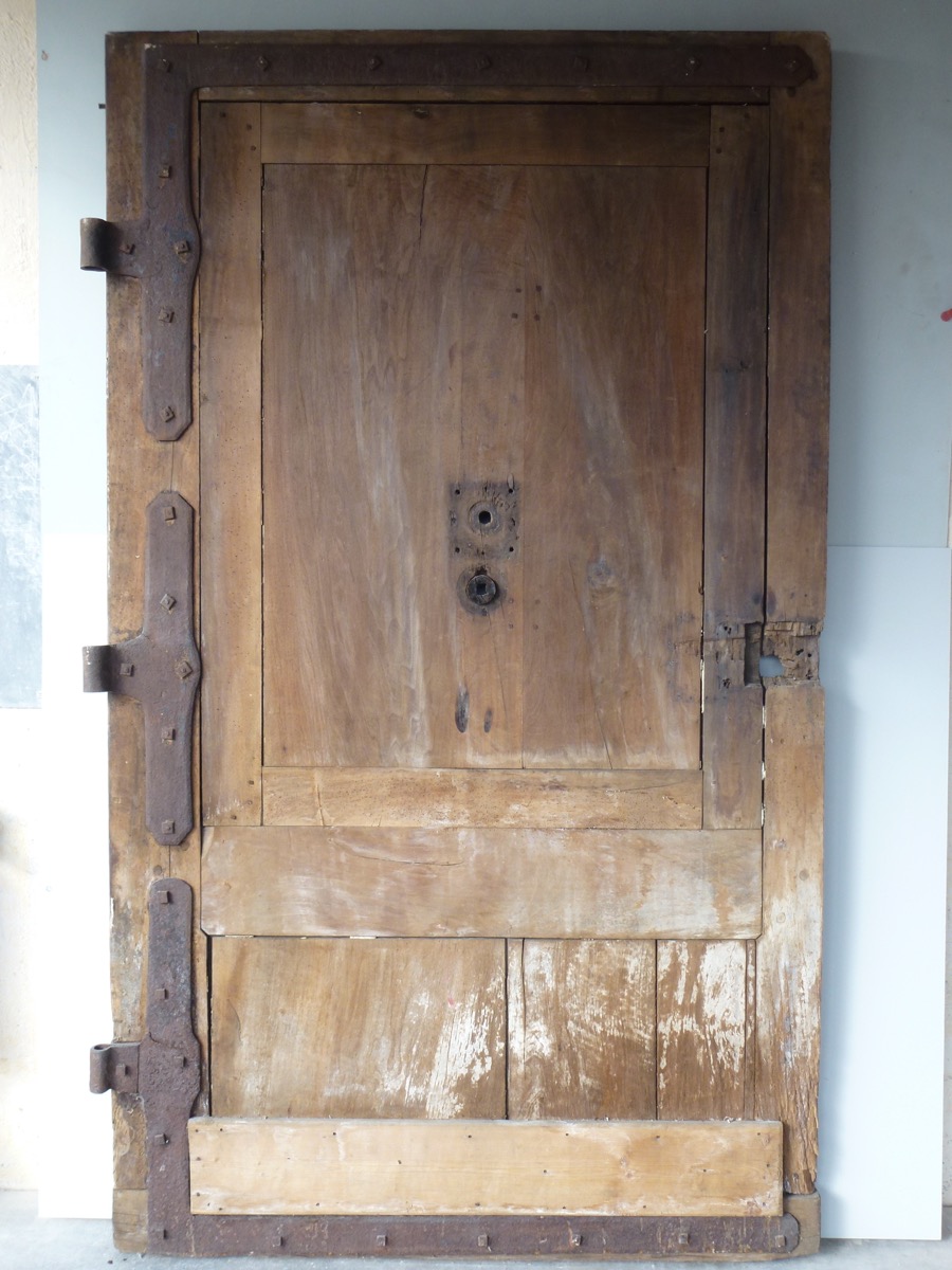 Important Door In Walnut Louis XIV-photo-2